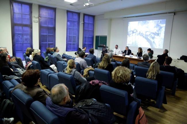 Presentation of the narrative Targeting History and Memory, museum Mimara, Zagreb