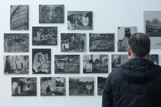 Targeting Monuments, exhibition at Glipoteka, Zagreb / Photo: HINA